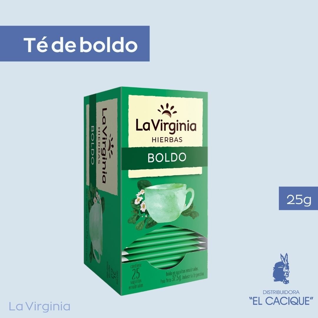 TE DE BOLDO LA VIRGINIA  SAQ. X 25 GR.